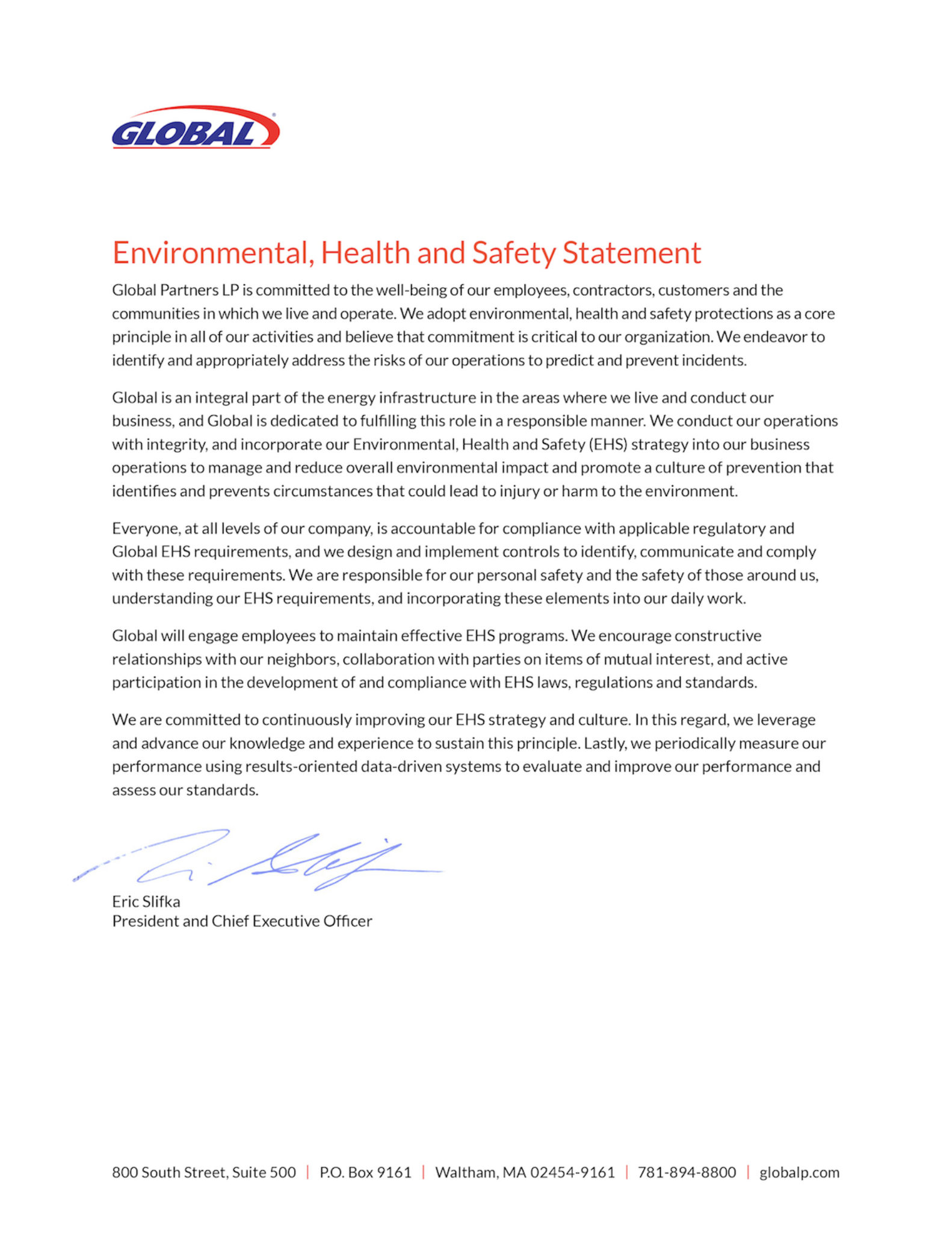 environment-health-safety-global-partners-lp