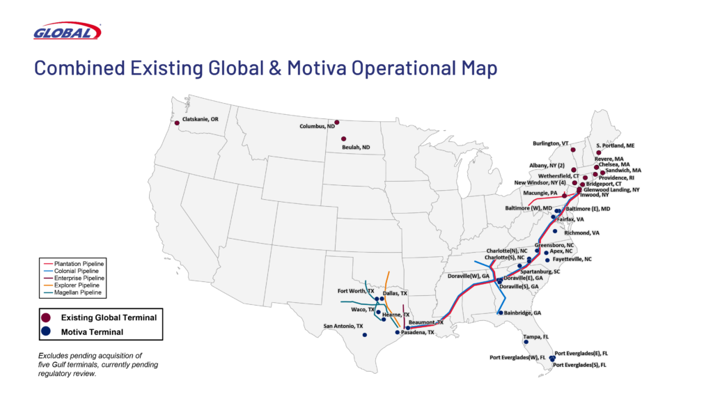 Global Partners LP to Acquire 25 Liquid Energy Terminals from